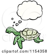 Poster, Art Print Of Thinking Sea Turtle