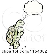 Poster, Art Print Of Thinking Turtle