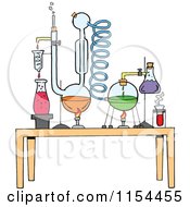 Chemistry Set In A Science Lab