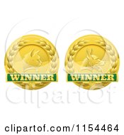 Golden Cat And Dog Pet Award Medals