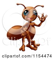 Poster, Art Print Of Friendly Waving Ant