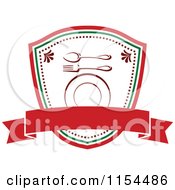 Clipart Of An Italian Restaurant Logo 4 Royalty Free Vector Illustration