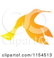 Poster, Art Print Of Orange Hummingbird