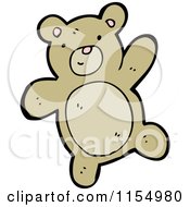 Cartoon Of A Teddy Bear Royalty Free Vector Illustration