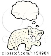 Poster, Art Print Of Thinking Polar Bear