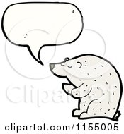 Poster, Art Print Of Talking Polar Bear