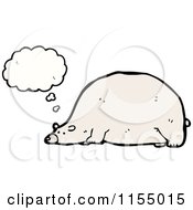 Poster, Art Print Of Thinking Polar Bear