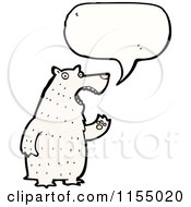 Poster, Art Print Of Talking Polar Bear