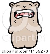 Cartoon Of A Bear Royalty Free Vector Illustration