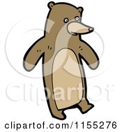 Cartoon Of A Bear Royalty Free Vector Illustration