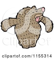 Cartoon Of A Bear Royalty Free Vector Illustration