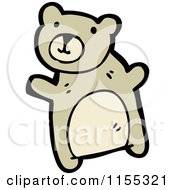 Cartoon Of A Bear Royalty Free Vector Illustration