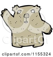 Cartoon Of A Bear Royalty Free Vector Illustration