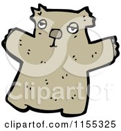 Cartoon Of A Bear Royalty Free Vector Illustration