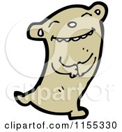 Cartoon Of A Bear Royalty Free Vector Illustration