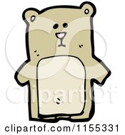 Cartoon Of A Bear Royalty Free Vector Illustration