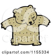 Cartoon Of A Bear Royalty Free Vector Illustration