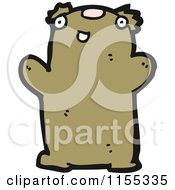 Cartoon Of A Bear Royalty Free Vector Illustration