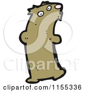 Cartoon Of A Bear Royalty Free Vector Illustration