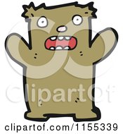 Cartoon Of A Bear Royalty Free Vector Illustration