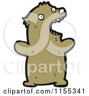 Cartoon Of A Bear Royalty Free Vector Illustration