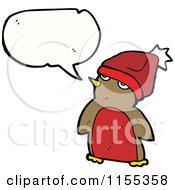 Poster, Art Print Of Talking Christmas Robin