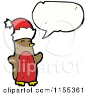 Poster, Art Print Of Talking Christmas Robin