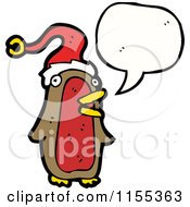 Poster, Art Print Of Talking Christmas Robin