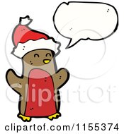 Poster, Art Print Of Talking Christmas Robin