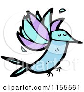 Poster, Art Print Of Blue Hummingbird