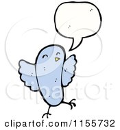 Poster, Art Print Of Talking Blue Bird