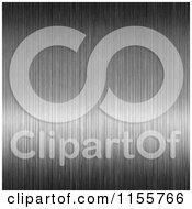 Clipart Of A Brushed Aluminum Metal Texture Royalty Free CGI Illustration