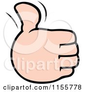 Poster, Art Print Of Hand Holding Up A Thumb