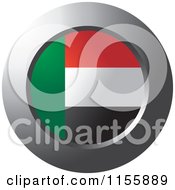 Poster, Art Print Of Chrome Ring And Uae Flag Icon