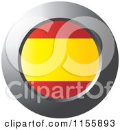 Chrome Ring And Spain Flag Icon