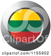 Chrome Ring And Lithuania Flag Icon