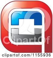 Clipart Of An Abstract Anu Icon 3 Royalty Free Vector Illustration