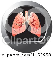 Poster, Art Print Of Human Lungs Icon