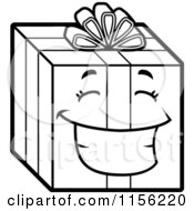 Poster, Art Print Of Black And White Smiling Happy Gift