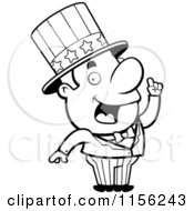 Poster, Art Print Of Black And White Creative Uncle Sam With An Idea