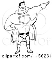 Poster, Art Print Of Black And White Super Man