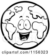 Poster, Art Print Of Black And White Happy Earth