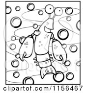Poster, Art Print Of Black And White Crayfish In Water