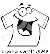 Poster, Art Print Of Black And White Happy Smiling T Shirt