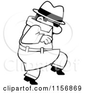 Poster, Art Print Of Black And White Tip Toeing Spy
