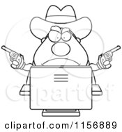 Poster, Art Print Of Black And White Chubby Sheriff Using A Desktop Computer