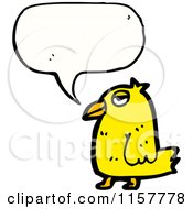 Poster, Art Print Of Talking Yellow Bird