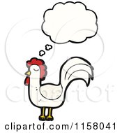 Poster, Art Print Of Thinking White Chicken