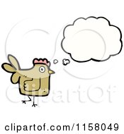 Poster, Art Print Of Thinking Chicken