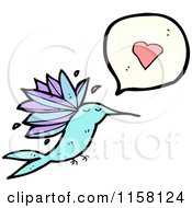 Poster, Art Print Of Hummingbird Talking About Love